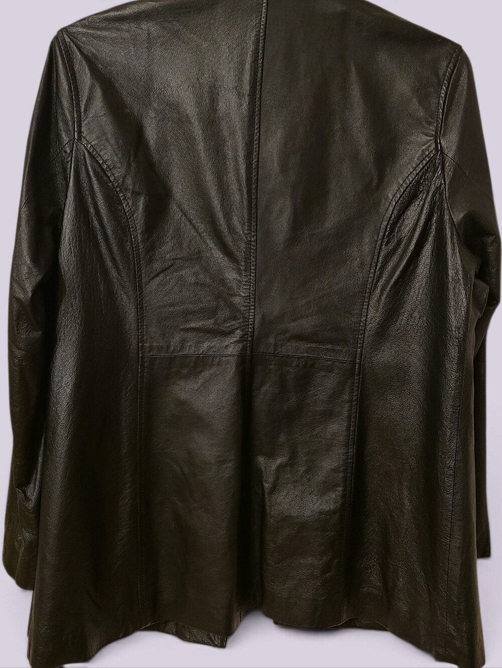 Wilsons Leather XXL Black Women's Leather Blazer Jacket - Picture 5 of 5